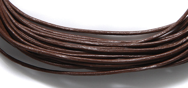 10LC154-5: Leather Cord Brown 1mm 5MTR