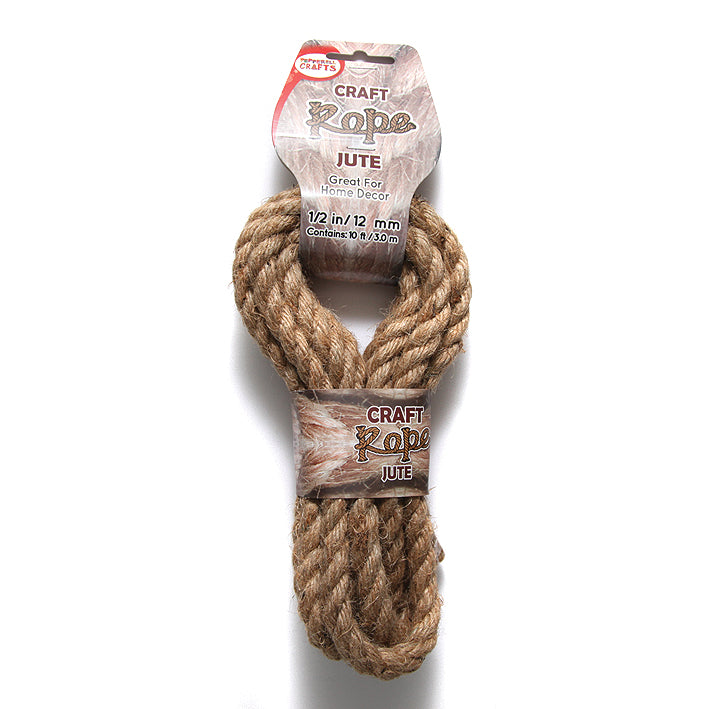 12MH152-JT: Macrame Jute Rope 1/2" (12mm) 10FT