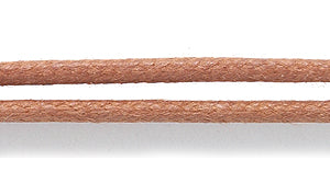 20CH152-25: Waxed Cord Brown 2mm 25meterSP