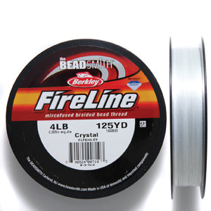 60TN112-C: Fireline Thread Clear 125yd .005in 4lb 1 Spool