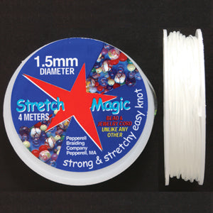 15CH212-4: Stretch Magic Clear 1.5mm 4MTR