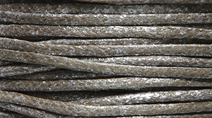 10CH657-25: Waxed Cord Pearl Brown 1mm 25MTR SP