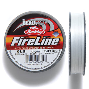 61TN112: Fireline Braided Thread 50yd .006 6lbs 1 Spool