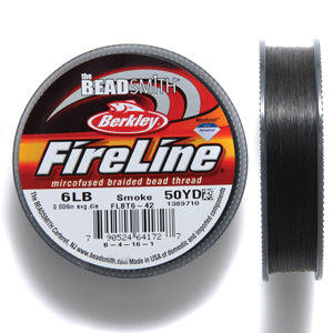 61TN105: Fireline Braided Thread 50yd .006 6lbs 1 Spool