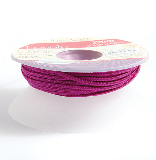 42CH197-B: Lovely Knots Cord 2mm-CDinal 20YD SP