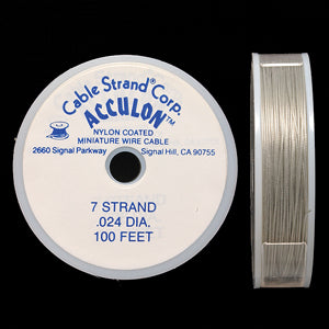 24FI297-100FT: Acculon Clear .024 7-STR 100FT