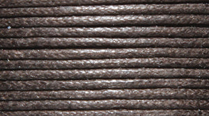 10CH158-WC: Waxed Cotton Cord Dark Brown 1mm 100MTR SP