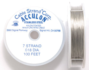 18FI297-100FT: Acculon Clear .018 7 STR 100FT