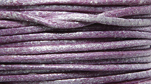 10CH696-25: Waxed Cord Pearl Purple 1mm 25MTR SP