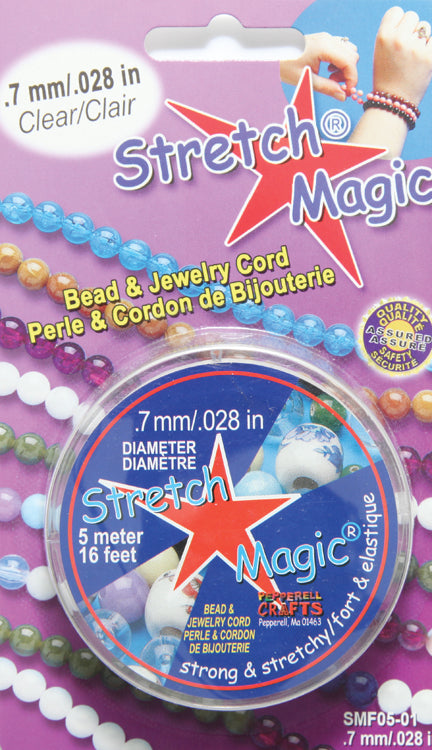 07CH212-5: Stretch Magic Clear .7mm 5MTR