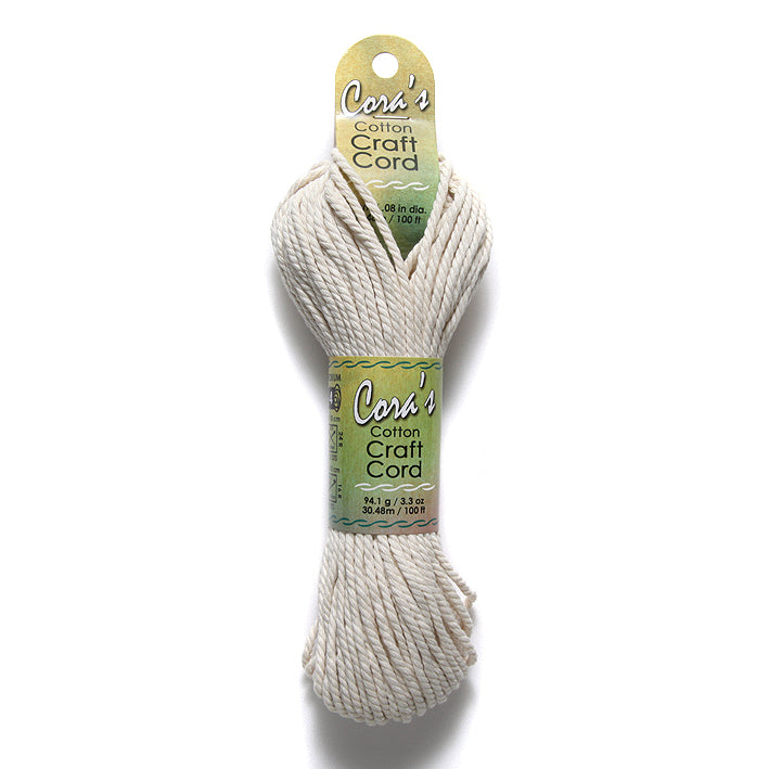 2MH114-CC: Cotton Cord 2mm Natural 100FT