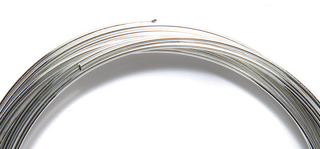 3MW811-H: Xtra Heavy Memory Wire Bracelet Silver Plate 9 Coil - Package