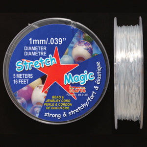 1CH212-5: Stretch Magic Clear 1mm 5MTR