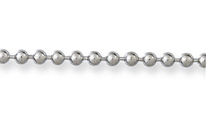 2CX815: Ball Chain #3 Nickel PLT Steel 2.4mm 100'