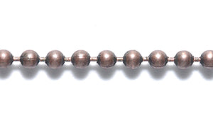 2CX857: Ball Chain #3 Mystic Red Steel 10'