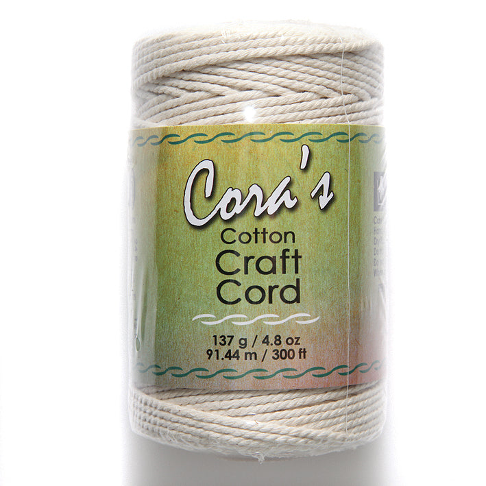 1MH114-CC: Cotton Cord 1mm Natural 300FT