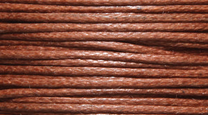 5CH152-00: India Waxed Cord Brown .5-.7mm 100MTR SP