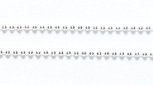 1CX1812-D: Ball Chain Diamond Cut 1mm Silver 1FT