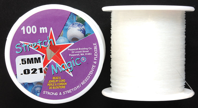 05CH212: Stretch Magic Clear .5mm 100MTR