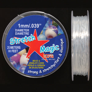 1CH212-25: Stretch Magic Clear 1mm 25MTR