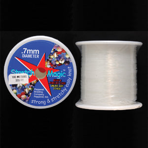 07CH212: Stretch Magic Clear .7mm 100MTR