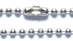 2CX815-24: Ball Chain #3 Necklace Nickel 24 Inch 1 Each