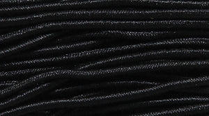 06CH109-ER: Black Fabric Elastic .6mm 10 Meter 1 Spool