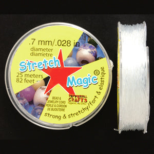 07CH212-25: Stretch Magic Clear .7mm 25MTR