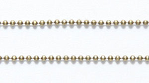 1CX1858-D: Ball Chain Diamond Cut 1mm ANT Brass 1FT