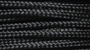 3CH0095-09: Paracord 095 Black 2mm 25FT