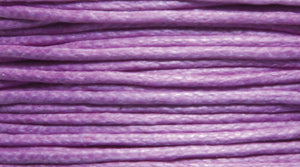 5CH197-00: India Waxed Cord Lavender .5-.7mm 100MTR SP