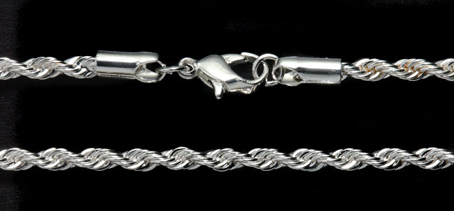 CX5001-24: Neck Chain Twist Rope 3mm 24IN