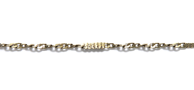 CX916-AB: Chain Dainty Twist/Bar ANT Brass 1FT