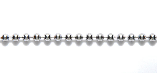 SX017: Chain Stainless Steel 3mm Ball Chain 1FT