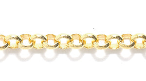 88CX854: Chain 3mm Rolo Gold 1FT