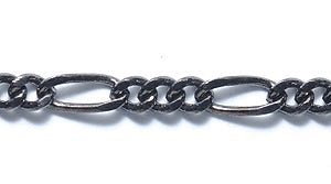 14CX309-L: Chain Figaro GNMTL 7 & 3mm LNK 1FT