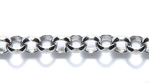 SX013: Chain Stainless Steel Rolo 4mm 1FT