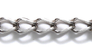 61CX815: Chain Fox Tail 5mm ANT Silver 1FT