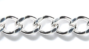 56CX2812: Chain 6x8mm Curb Silver 1FT