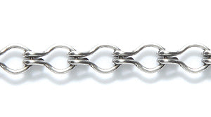 TX0225-AS: Chain Ladder 3.5x6mm Ant SIL-1FT