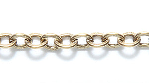 TX0125-AG: Chain 2.5x4mm Cable Ant GLD-1FT