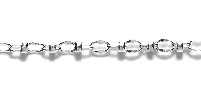 CX919-S: Chain w/2mm Satellite Silver 1FT