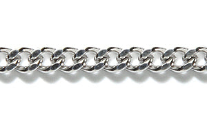 SX011: Chain Stainless Steel 3.25x5mm Curb 1FT