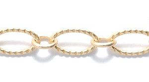 87CX852: Chain Crimped 9mm Oval SHG 1FT