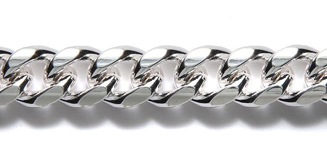 CX917-S: Chain Steel 11x13.5mm Curb Silver 6"