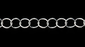 63CX810: SS Chain 040 Round Link .4x3.4mm 6"