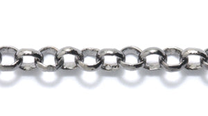 88CX2809: Chain Rolo 4mm GNMTL 1FT