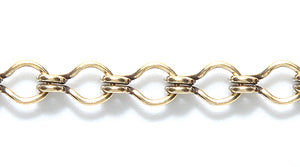 TX0225-AG: Chain Ladder 3.5x6mm Ant GLD-1FT