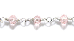 CX151-292: Chain 3.5mm CZ FC LT ROSE