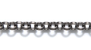 97CX1809: Chain DBL Rolo 3.5mm GNMTL 1FT